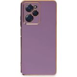 İlkyaz Fashion Xiaomi Poco X5 Pro 5g Kılıf Volet Silikon - Mor - 1 - Çok Renkli