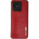 İlkyaz Fashion Xiaomi Redmi 10C Kılıf Loop Deri Silikon - Kırmızı - Çok Renkli