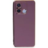 İlkyaz Fashion Xiaomi Redmi 12C Kılıf Volet Silikon - Mor - Çok Renkli