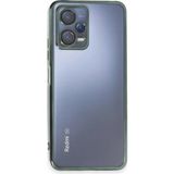 İlkyaz Fashion Xiaomi Redmi Note 12 5g Kılıf Razer Lensli Silikon - Yeşil - Çok Renkli