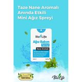 İlla Life Ağız Kokusu Giderici Sprey Ferahlatıcı Nane Aromalı Ağız Duşu Mentha Piperita Oil Nane Yağı 20 Ml