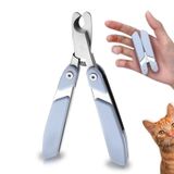 ILLFER Katlanabilir Kedi Tırnak Makası, Paslanmaz Çelik Köpek Tırnak Makası Ayak Tırnağı Makası, Kediler Tavşanlar Hamster Kuşlar için Profesyonel Evcil Hayvan Tırnak Kesici, Orta Küçük Köpek, Taşınabilir