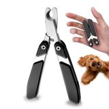 ILLFER Katlanabilir kedi tırnak makası, paslanmaz çelik köpek tırnak makası, tırnak makası, profesyonel evcil hayvan tırnak kesici, kediler için tavşanlar, hamsterler, kuşlar, orta boy küçük köpek,