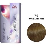 Illumina Tüp Boya 60ML. 7-3 Orta Altın Sarı