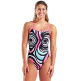 Illusion Swimsuit Challenge Back Kadın Çok Renkli Yüzücü Mayo 010736590