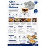 Ilmak Alüminyum Kase 325 Ml 100'Lü