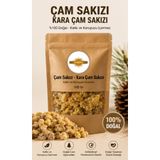 İLMİ ŞİFA Çam Sakızı 100 Gr Kara Çam Sakızı (Poix regine - Resina Pini) Pine Gum - Pine Resin - Pinus nigra (Karaçam) Doğal Toplama