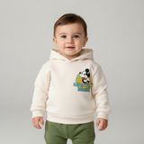 İlo Ilo Bebek Erkek Çocuk Eşofman Takım 9-24 Ay - 2 Yaş - Açık - Krem Rengi