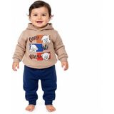 İlo Ilo Bebek Erkek Çocuk Eşofman Takım 9-24 Ay - 2 Yaş - Bej - Lacivert