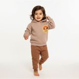 İlo Ilo Bebek Erkek Çocuk Eşofman Takım 9-24 Ay - 9 Ay - Açık Kahverengi