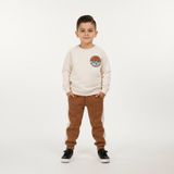 İlo Ilo Erkek Çocuk Eşofman Takım 2-5 Yaş - Krem - Kahverengi