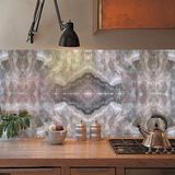 İlöz Tink Pvc Panel Kahve Buzlu 41X62CM - 41 x 62 cm