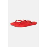 Ilse Jacobsen DEEP RED CHEERFUL01 - KIRMIZI SİMLİ PARMAK ARASI TERLİK