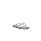 ILSE JACOBSEN HORNBÆK Bayan Cheerful01 parmak arası terlik Gümüş Size: 37 EU
