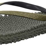ILSE JACOBSEN HORNBÆK Cheerful01 Parıltılı Kadın Parmak Arası Terlik Yeşil Size: 40 EU