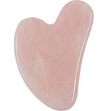 İlterus Doğaltaş Pembe Kuvars Kalp Gua Sha Masaj Taşı