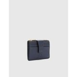 İLVİ Houston Hakiki Floter Deri Unisex Lacivert Kartlık