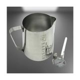 İly Analog Termometreli Çelik Süt Potu - 500 ml