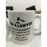 I'm a Lawyer Kupa - Avukat Komik Seramik Bardak Hukuk Hediyesi 325ml