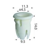 IM Global Oto Klips Çıta Dübeli Klipsi Beyaz Oem Mercedes A0019887681 10Lu Paket