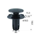 IM Global Oto Klips Davlumbaz Tampon Panjur Klipsi Hyundai 86595-2T500, Kia 14206-08250B 10Lu Paket