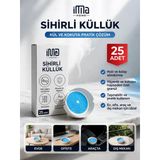 İma Sihirli Küllük 25 Adet Dumansız Kokusuz Kül Toplayıcı Taşınabilir Hijyenik Masa Üstü Küllük