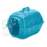 Imac Carry Sport Metal Kapılı 48.5x34x32 cm Mavi Kedi ve Küçük Irk Köpek Taşıma Çantası