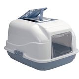 Imac Easy Beyaz Mavi 40x50x40 cm Cat Kapalı Filtreli Kedi Tuvaleti
