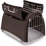 Imac Linus Cabrio Üstü Açılabilen Köpek Pet Taşıma Çantası Antrasit 50X32X34.5CM - Çok Renkli