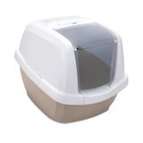 Imac Maddy Kapalı Kedi Tuvaleti Bej Beyaz 65X47,5X47,5 Cm