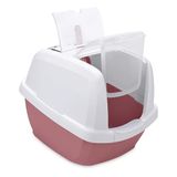 Imac Maddy Kapalı Kedi Tuvaleti Pembe Beyaz 65X47,5X47,5 Cm