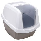 Imac Maddy Üstü Açılabilen Gri 62x49.5x47.5 cm Kapalı Kedi Tuvaleti