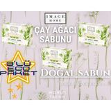Image Home Doğal Çay Ağacı Sabunu, 3lü Ekonomik Paket, Katı Sabun
