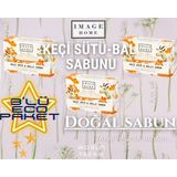 Image Home Doğal Keçi Sütü Sabunu, 3lü Ekonomik Paket, Katı Sabun