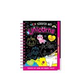 Imagine That Neon Scratch Art Unicorns Çocuk Yabancı Dil Aktivite Kitabı