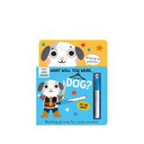 Imagine That What Will You Wear Dog-magic Water Painting Book Çocuk Yabancı Dil Boyama Kitabı - Antrasit