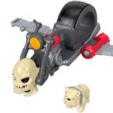 Imaginext DC Super Friends Özel Araçlar, Lobo & Motorcycle, Dönüşebilir Motosikletli Aksiyon Figür, Bulldog Köpeği Dahil, GKJ24