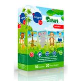 imagnetfun Safari | 3 Parçalı | Magnet Yap-Boz | 10 Orman Hayvanı | 30 Parça | Magnet Oyun | +24ay
