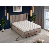 İmaj Aırfresh Set Tek Kişilik Yatak Seti 100 x 200 Başlık + Sandıklı Baza+ Ortopedik Yatak - Çok Renkli - 100 x 200 cm