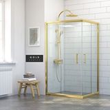 İmaj Banyo İmaj Gold Dikdörtgen Duşakabin80*90 H190 - H:190 Cm Altın
