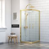İmaj Banyo İmaj Gold Kare Duşakabin105*105 H:190 - H:190 Cm Altın