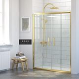 İmaj Banyo İmaj Gold Orta Açılır 2 Sabit 2 Sürgü Duşakabin1 75 - H:190 Cm Altın