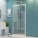İmaj Banyo İmaj Legend White İki Duvar Arası 1 Sabit 1 Sürgü Duşakabin 128 - H:190 Cm Beyaz