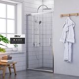 İmaj Banyo Mode İki Duvar Arası 1 Sabit 1 Sürgü Duşakabin 120 - H:190 Cm Gümüş