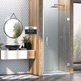 İmaj Banyo Mode Lüx Menteşeli Sistem Tek Kapı Duşakabin 68 H195 Gümüş