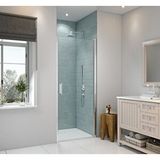 İmaj Banyo Mode Premium Boy Menteşeli Sistem Düz 1 Açılır Duşakabin91 H195 Gümüş