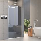 İmaj Banyo Pro Methis İki Duvar Arası 1 Sabit 1 Sürgü Duşakabin 111 Cm Gümüş