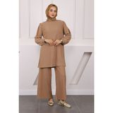 İmaj Butik Vizon Bürümcük Tunik Pantolonlu Takım