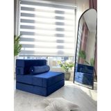 İmaj Home Comfort Katlanır Yatak & Katlanır Koltuk-Baby Face Lacivert 70X200 &oturum Yüksekliği 29CM
