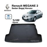 İmaj Renault Megane 2 Sedan Bagaj Havuzu Dayanıklı Malzeme ile Su Geçirmez 1 Adet Araca Özel Uyum